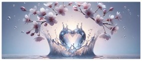Obraz - Diamantové srdce (120x50 cm)