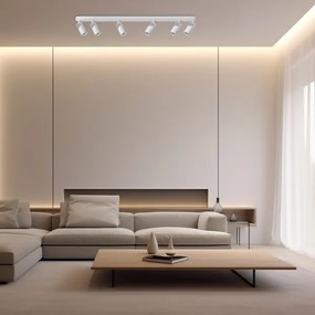 Bodové svietidlo NEO 6xGU10/8W/230V biela