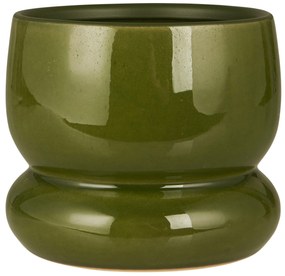 Ib Laursen Keramický obal na kvety Firenze Green Ø 14 cm