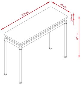 Konzolový stolík Catini MARCUS