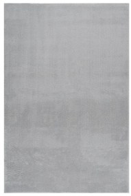 Umývateľný koberec mäkký huňatý 200x290 cm protišmykový sivý
