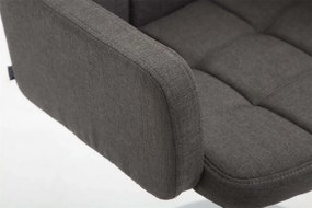 Kreslo L.A. Lounger látka - Tmavo sivá