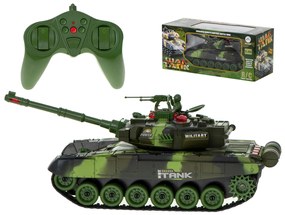 KIK RC Veľký vojnový tank 9995 veľký 2,4 GHz zelený