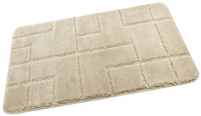 Kúpeľňový koberček Inez béžový, geometrický
