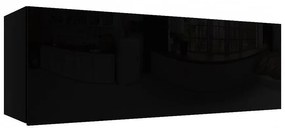 Závesná skrinka Izumi-32-BL čierna mat/lesk