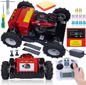 Diaľkovo Ovládaná Robotická Kosačka Benzínová Elektrická Solárne Farmy