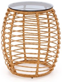 Konferenčný stolík Barrel, ratan