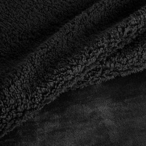 Dekorstudio Obojstranná deka TEDY v čiernej farbe Rozmer deky: 150x200cm