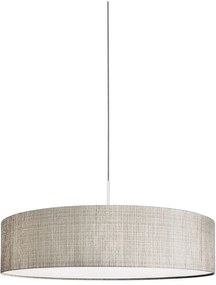 NOWODVORSKI Závesné LED osvetlenie TURDA, 3xE27, 25W, 50cm, okrúhle, šedostrieborné