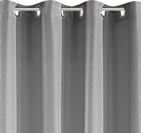 ZATEMŇOVACÍ ZÁVES NA KRÚŽKOCH ALENA 140X250 CM SIVÁ