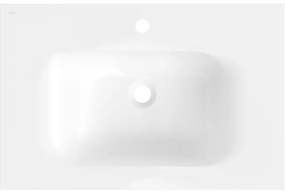 Mexen Vela, umývadlo na zapustenie 71 x 46,5 cm, biela lesklá, 25237000
