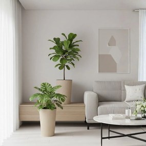 PLASTOVÝ KVETINÁČ URBANIKA ECO 57X29,5 CM LATTE