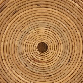 Ratanový okrúhly odkladací stolík ø 60 cm – Ixia