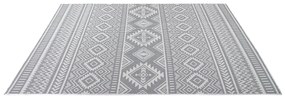 Dekorstudio Šnurkový koberec PALM 3522 - antracitový Rozmer koberca: 150x150cm