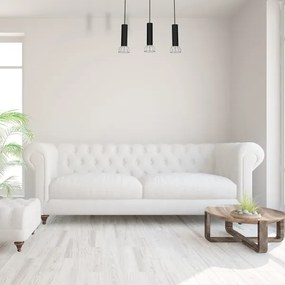 Luster na lanku DANTE 3xGU10/25W/230V čierna/lesklý chróm