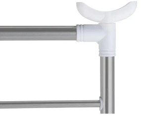 WENKO 3772020100 - Sušiak PROFI 65x150 cm nerez/strieborná/biela