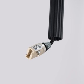 Závesné svietidlo Arche, 2x čierne kovové tienidlo, o