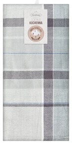 Sada kuchynských utierok OLIVIA 2 svetlosivá / biela