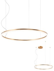 Redo 01-1713 - LED Stmievateľný luster na lanku ORBIT LED/55W/230V bronz
