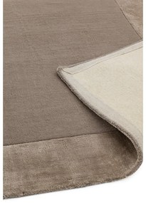 Hnedý ručne tkaný koberec s prímesou vlny 200x290 cm Ascot – Asiatic Carpets