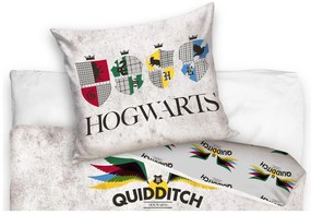 TipTrade Bavlnené obliečky 140x200 + 70x90 cm - Harry Potter Famfrpals