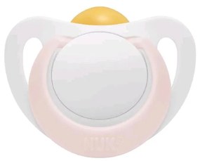 Dojčenský latexový cumlík NUK Star 0-6 m ružový, vel. 0-6 m