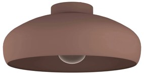 EGLO Moderné stropné svietidlo MOGANO, 1xE27, 60W, okrúhle, 40cm, mokka