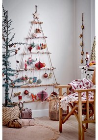 Drevené vianočné figúrky v súprave 2 ks (výška 38 cm) Darren – Bloomingville