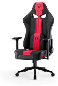 Textilné Kreslo Diablo X-Player 2.0 Small: Karmínovo-antracitové