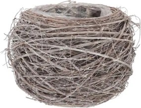 Prútený kvetináč z brestových vetiev Nature Jilm - Ø 11*8 cm