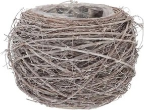 Prútený kvetináč z brestových vetiev Nature Jilm - Ø 11*8 cm