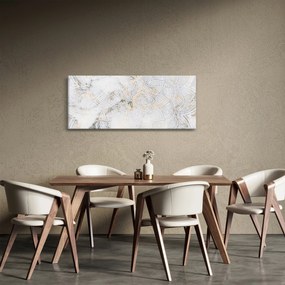 Obraz bielej mandaly (120x50 cm)