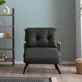 Kreslo Sando Single Dark Grey