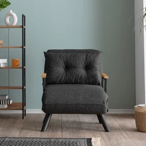 Kreslo Sando Single Dark Grey
