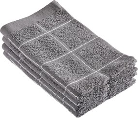 XXXLutz SADA UTERÁKOV PRE HOSTÍ, 30/50 cm, antracitová Esposa - Kúpeľňový textil - 003002000405