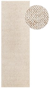 Krémovobiely prateľný behúň 80x240 cm Rocco Cream – Elle Decoration