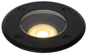 Lucide 11801/01/30- Vonkajšie zápustné svietidlo BILTIN 1xGU10/35W/230V IP67 čierna LC3170