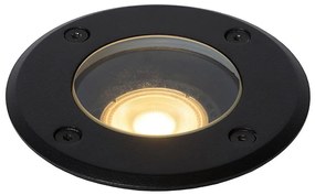 Lucide 11801/01/30- Vonkajšie zápustné svietidlo BILTIN 1xGU10/35W/230V IP67 čierna