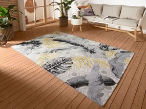 Hanse Home Collection koberce Kusový koberec Flair 105612 Gold Leaves Multicolored – na von aj na doma - 200x285 cm