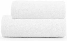 Set Osuška + Uterák Biely 50x90 + 70x140 cm – 100% bavlna, vysoko savé, pranie 60 °C