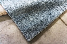 Koberec Microsofty 8301 Light Blue – modrý shaggy obdĺžnik Rozmer: 200x290 cm