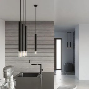 Sollux SL.0961 - Luster na lanku VIZIER 2xG9/40W/230V čierna