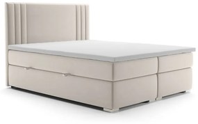 Čalúnená posteľ boxspring MORANO, 140x200, magic velvet 2215