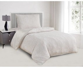 Béžové obliečky na jednolôžko z žakára 140x200 cm Boston – My House