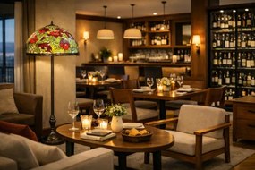 Stojacia lampa Tiffany Massive Ø50*170 kolekcia POPPY