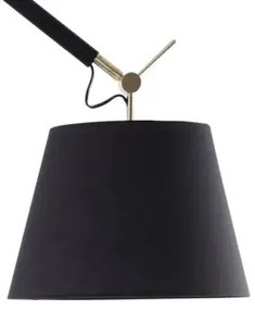 Dizajnová lampa Zyta čierne/zlaté