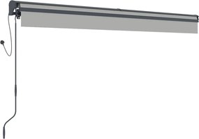 Elektrická markíza BestBerg BBSU-E395LG / 395 × 300 cm / svetlo sivá