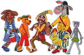 MARIONETINO – Brémski muzikanti – bábky 6 ks