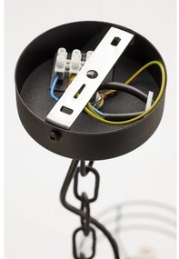 Jupiter 2102 - Luster na reťazi ARTHUR 6xE27/15W/230V modrá/čierna