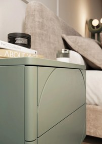 Nočný stolík Sonatia 45 cm - olivová